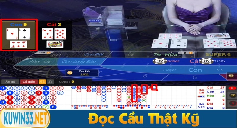 Mẹo đọc kỹ bảng cầu vị Baccarat trước khi cược